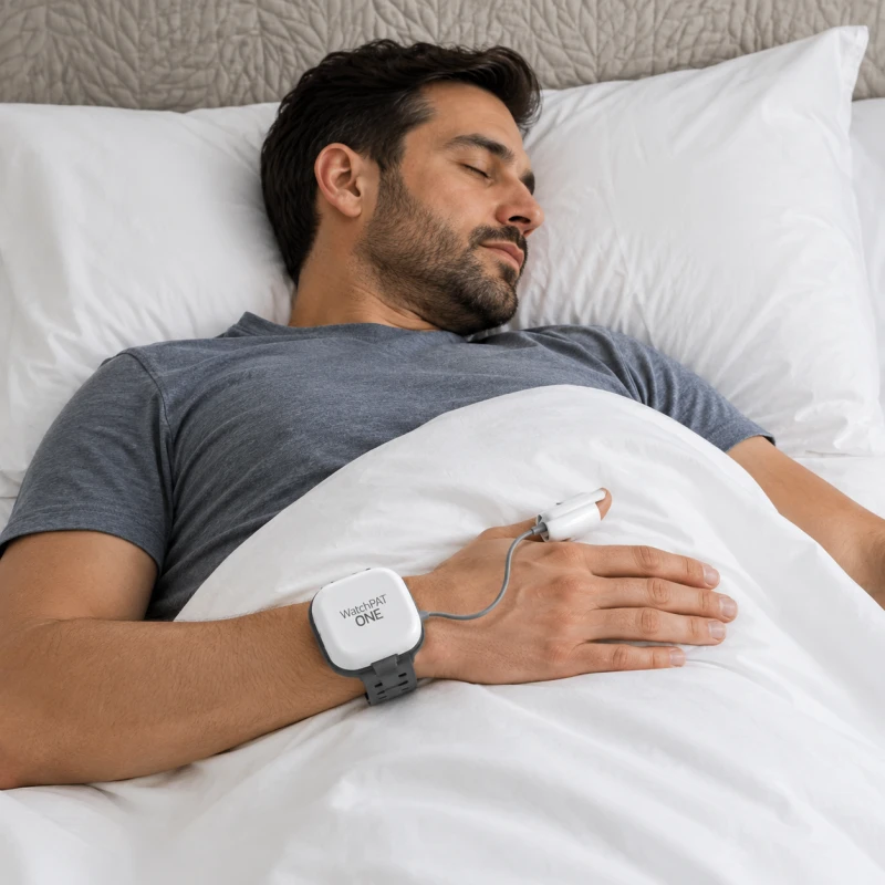 Disposable At Home Sleep Apnea Study - WatchPat thumbnail