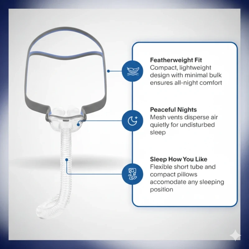 AirSense 10 AutoSet with P10 Nasal Pillow Mask Bundle thumbnail