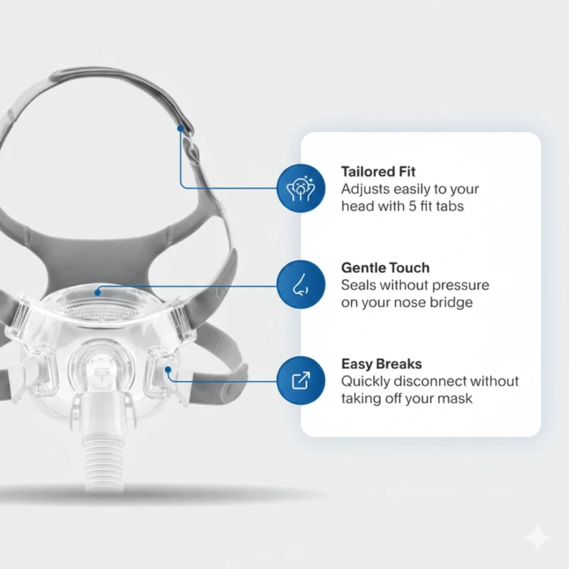 Amara View Full Face Mask with Headgear thumbnail