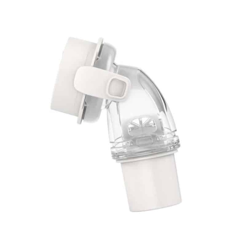 Replacement QuietAir Elbow with Swivel for ResMed AirFit and AirTouch F20 Full Face CPAP Mask