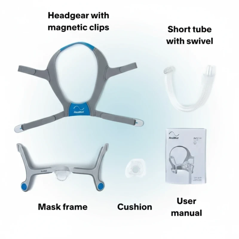 AirSense™ 10 AutoSet™ Machine with AirFit F20 Full Face Mask thumbnail