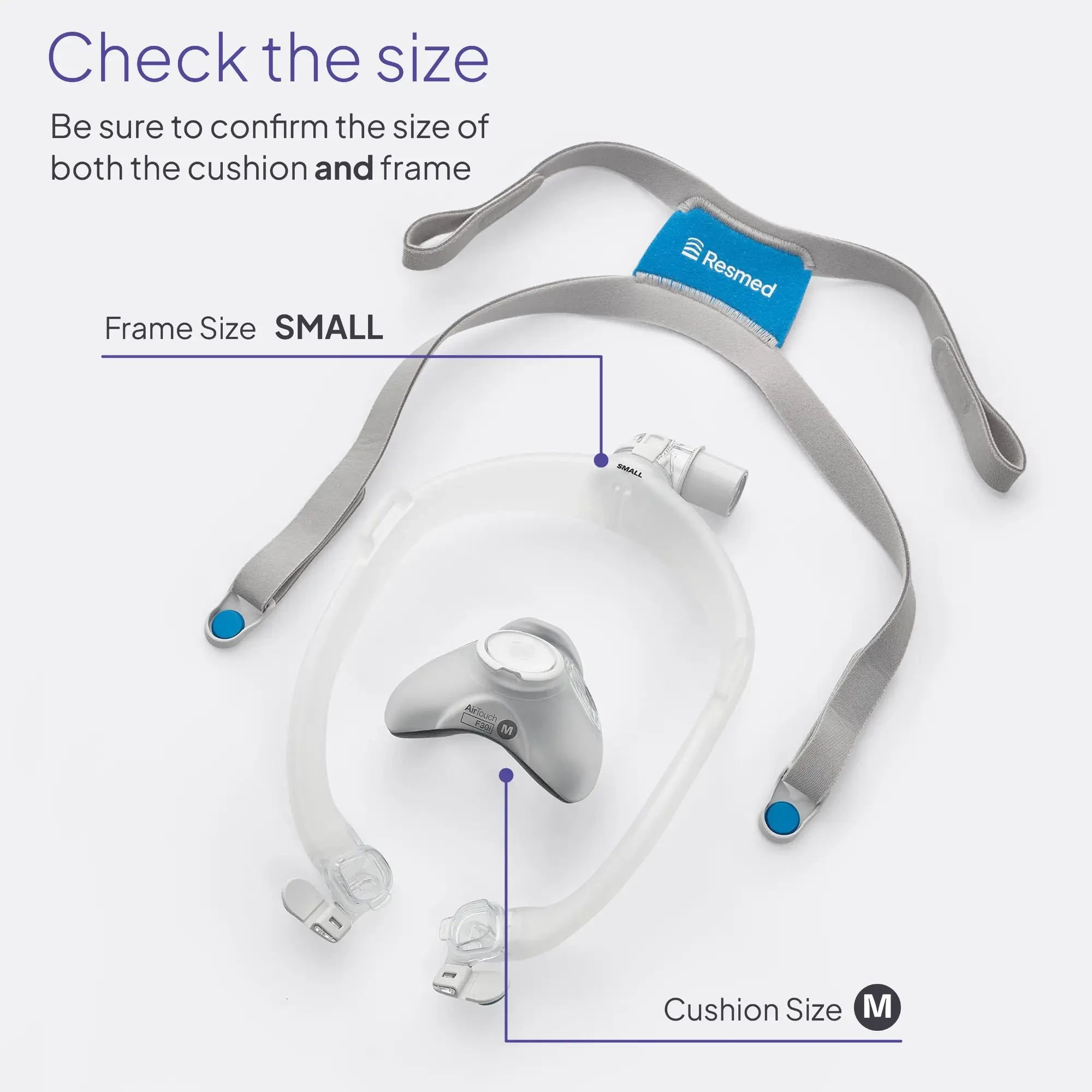 AirTouch F30i Clear Full Face CPAP Mask thumbnail