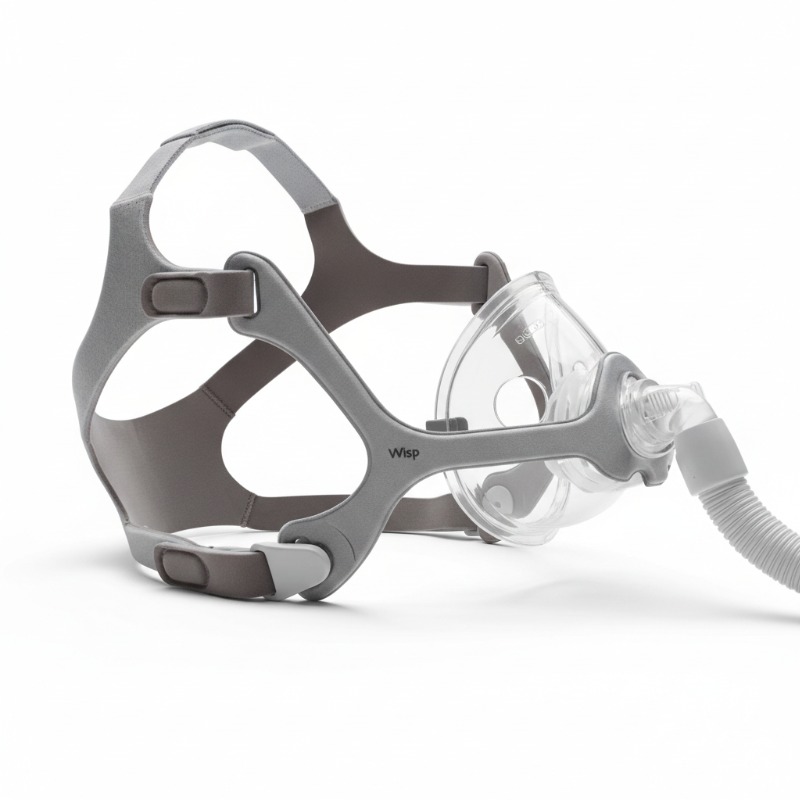 Wisp fabric frame CPAP mask